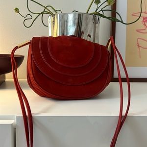 DVF red shoulder bag